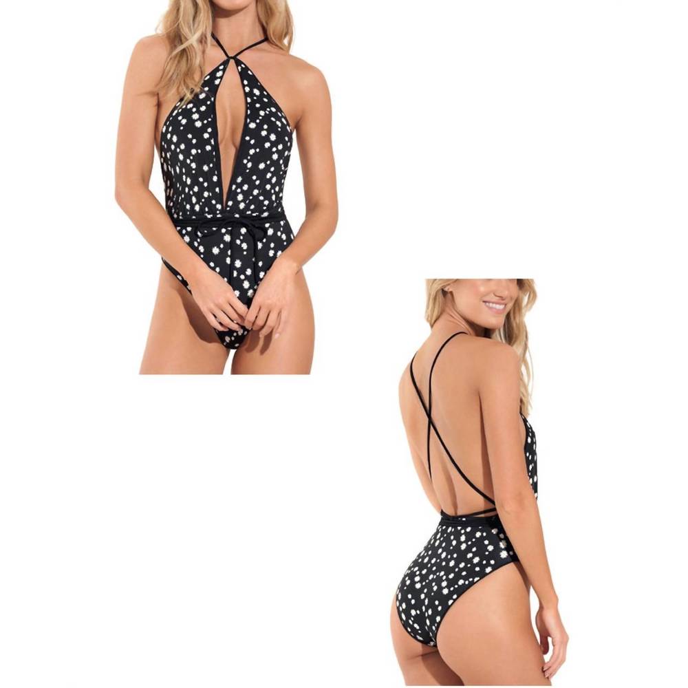 NEW MAAJI black orchid safari one piece in black - Picture 3 of 3